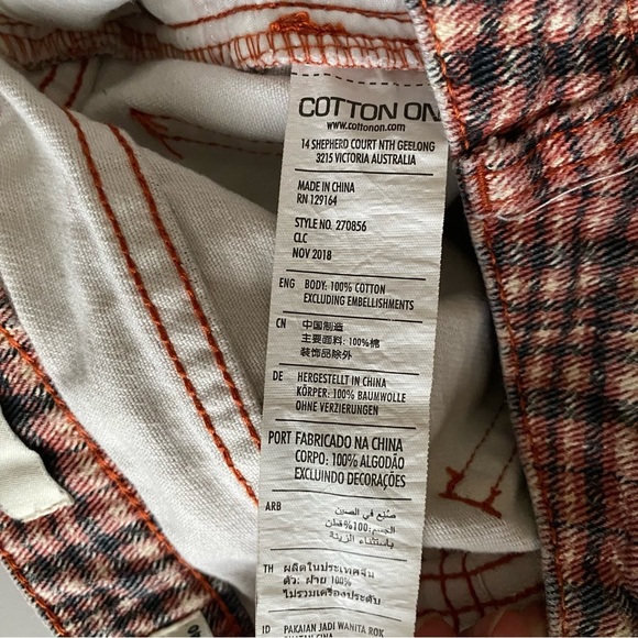 Cotton On Multicolor A Line Mini Skirt size 6 - Picture 4 of 4